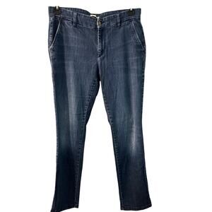 Eileen Fisher Denim Blue Jeans Size 6 Organic Cotton